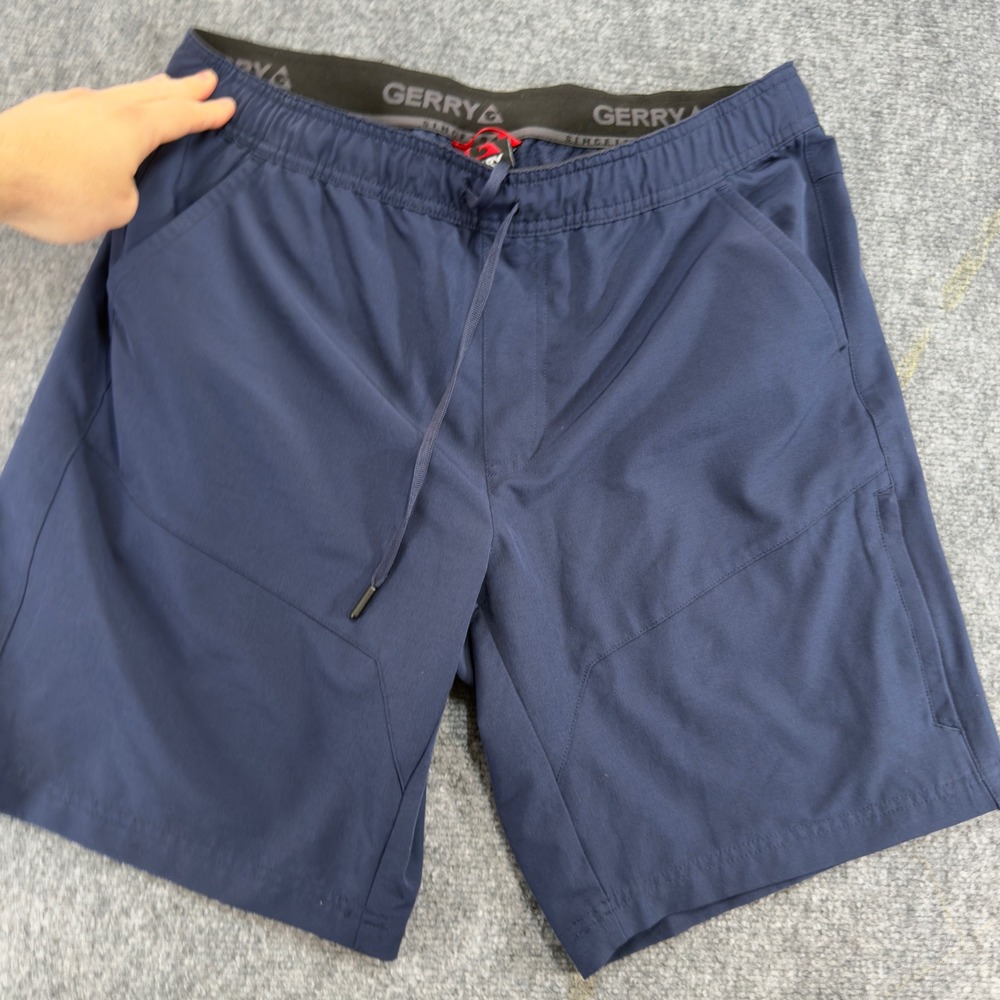 Gerry Performance Hiking Shorts Outdoor Activewear Navy Blue Size Medium